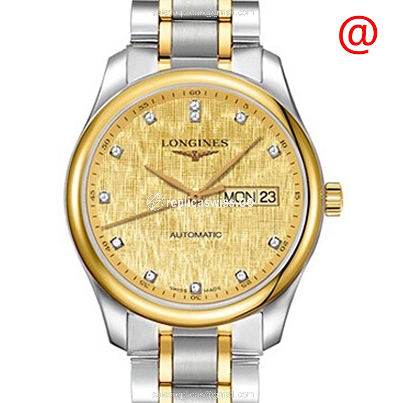 Luxurious Longines L2.755.5.38.7 Master Replica in 18kt Gold Case & Automatic Movement Watch