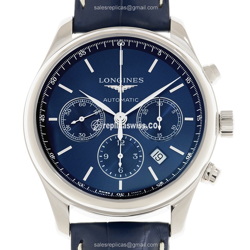 Luxurious Longines L2.759.4.92.0 Replica Watch | Blue Dial, Automatic Movement