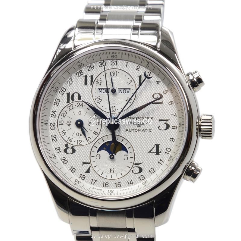 Luxurious Longines L2.773.4.78.6 Replica Watch | Automatic Movement | Silver Dial & Case