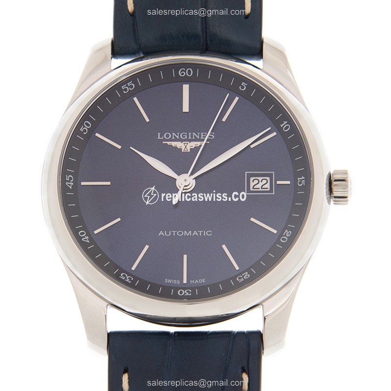 Luxurious Longines L2.793.4.92.2 Replica with Blue Automatic Movement Steel Case Watch