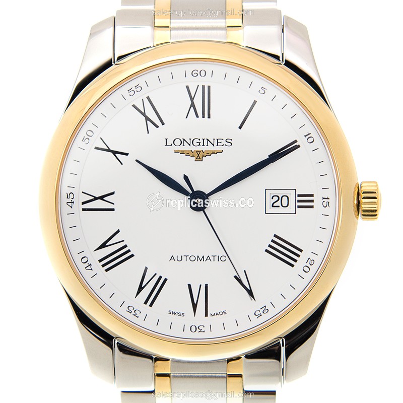 Luxurious Longines L2.793.5.19.7 Replica in 18kt Gold, Automatic Movement, White Dial Watch