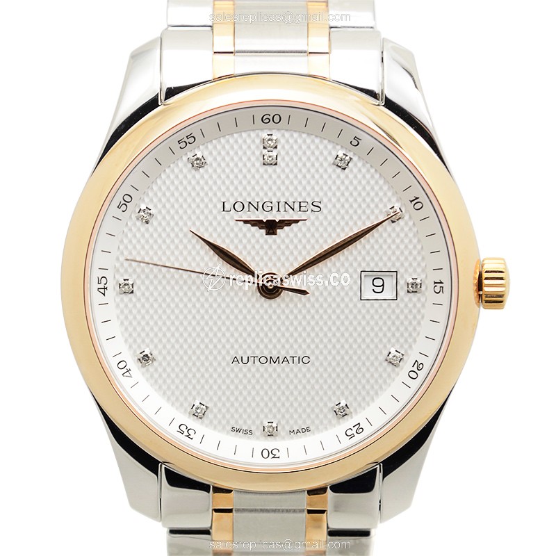 Luxurious Longines L2.793.5.77.7 Replica in White Dial 18kt Steel Case Watch