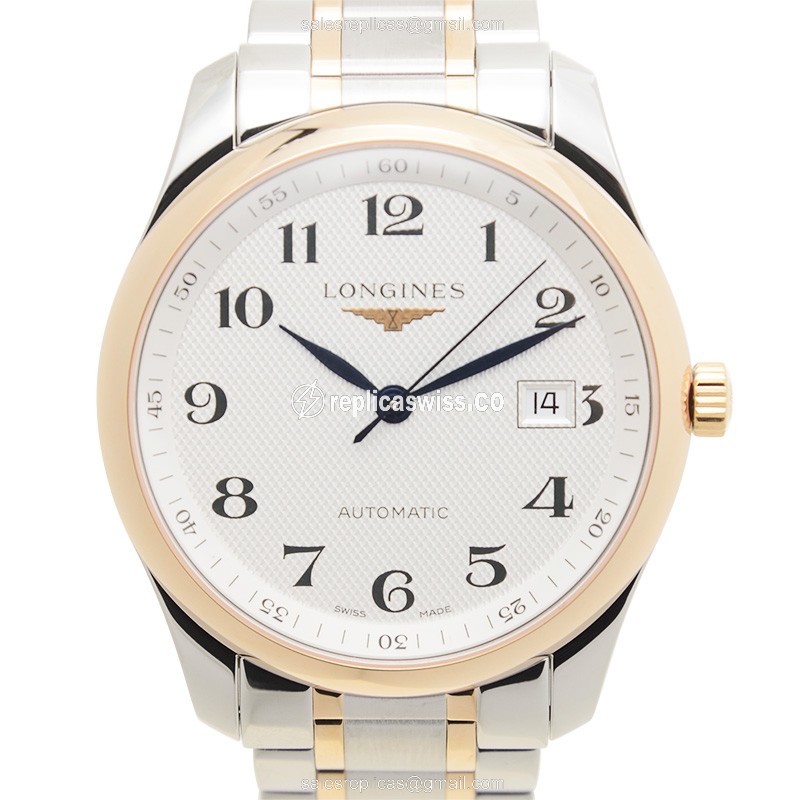 Luxurious Longines L2.793.5.79.7 Replica in White Dial & 18kt Steel Case Watch