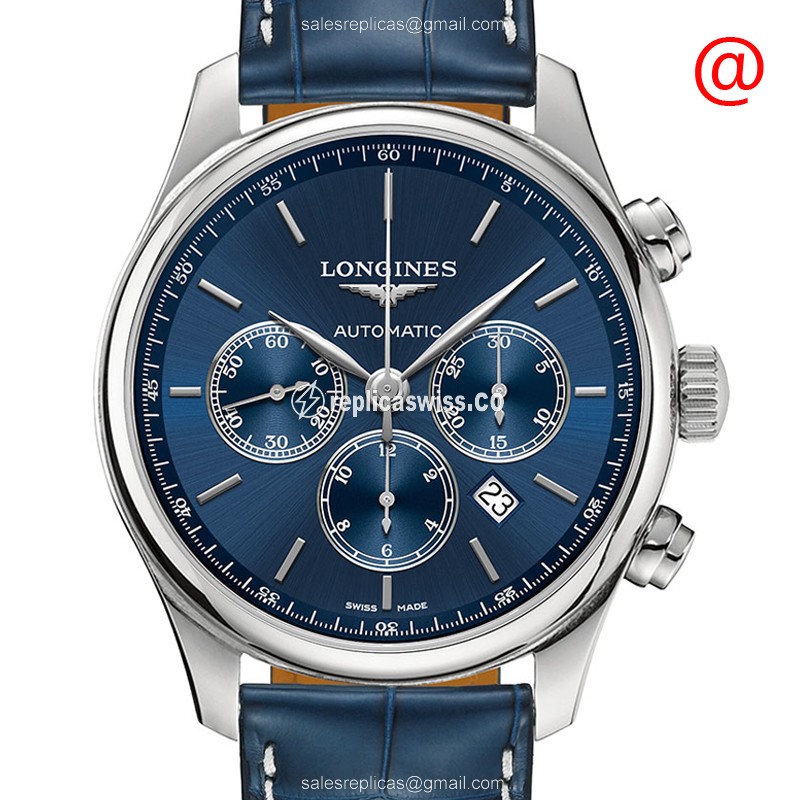 Luxurious Longines L2.859.4.92.0 Replica Watch | Automatic Movement, Blue Dial & Stainless Steel