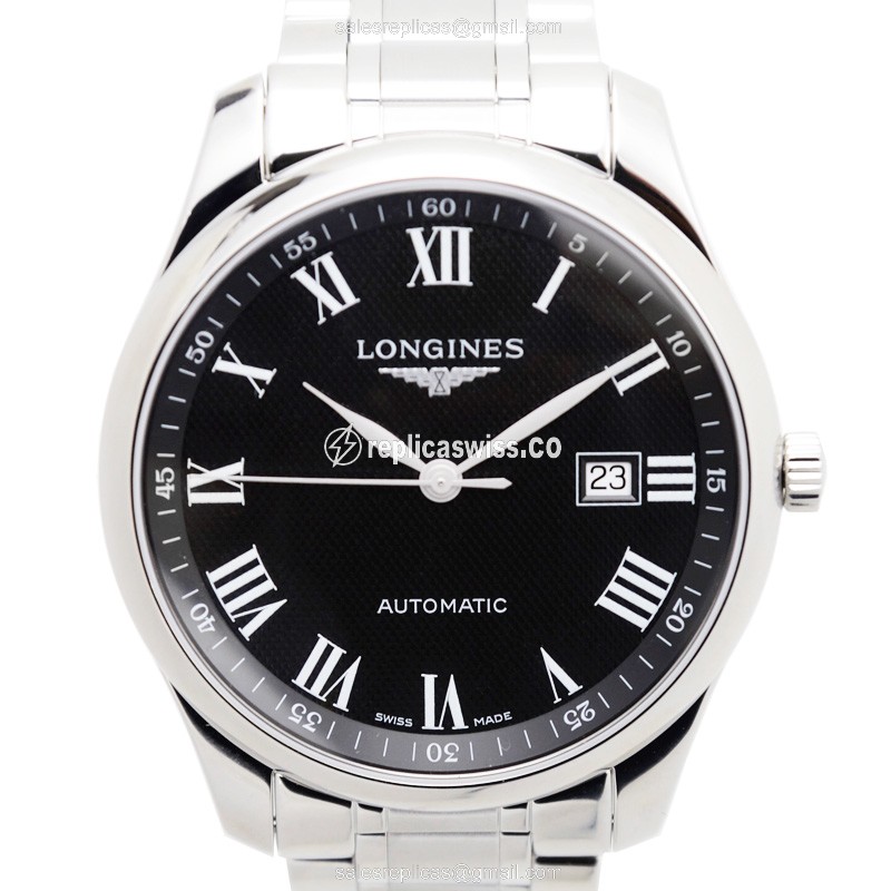 Luxurious Longines L2.893.4.51.6 Replica Watch | Automatic Movement, Stainless Steel Case, Black