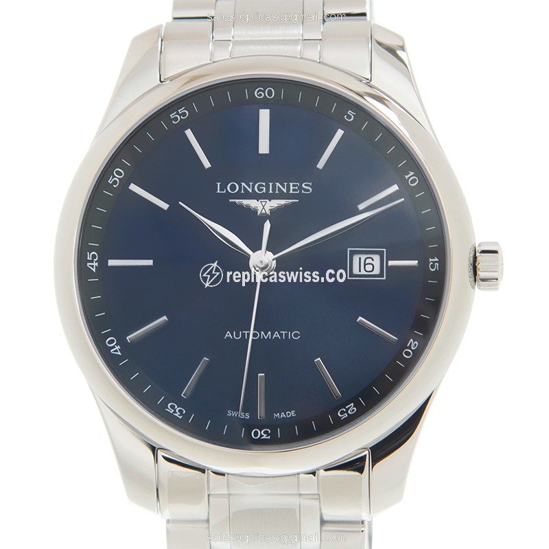 Luxurious Longines L2.893.4.92.6 Replica in Stainless Steel with Automatic Movement Blue Dial