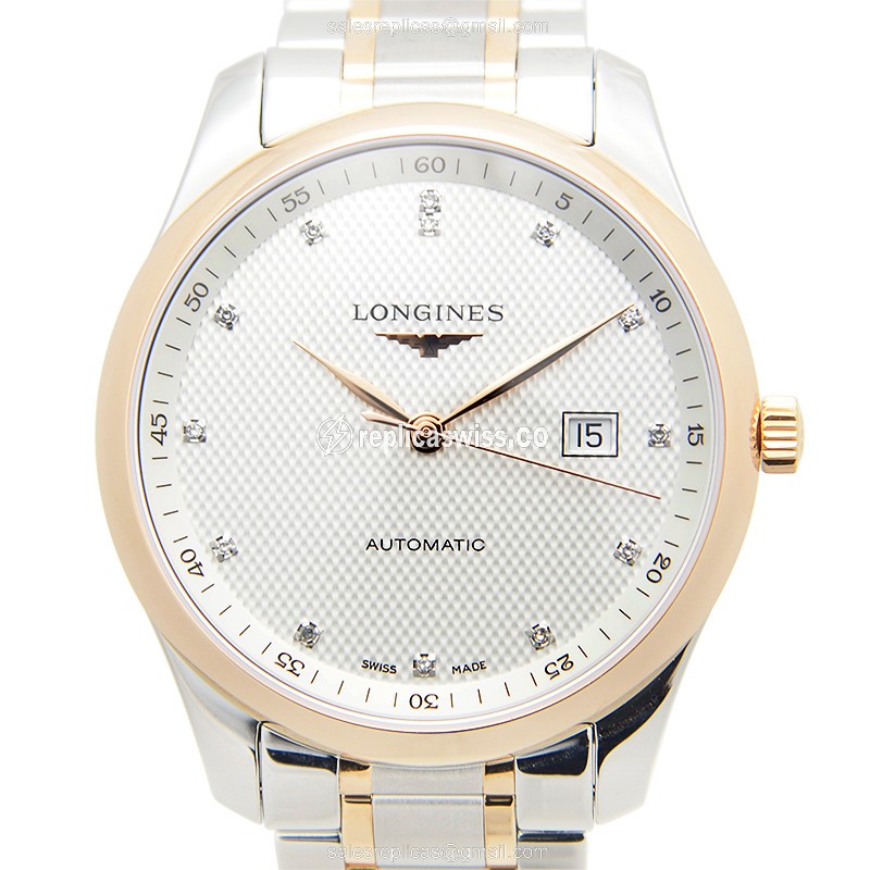 Luxurious Longines L2.893.5.77.7 Replica, Automatic Movement, Silver Dial & Stainless Steel Case