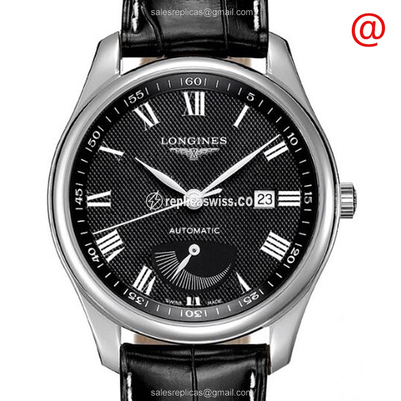 Luxurious Longines L2.908.4.51.7 Replica with Black Dial & Stainless Steel Case Watch