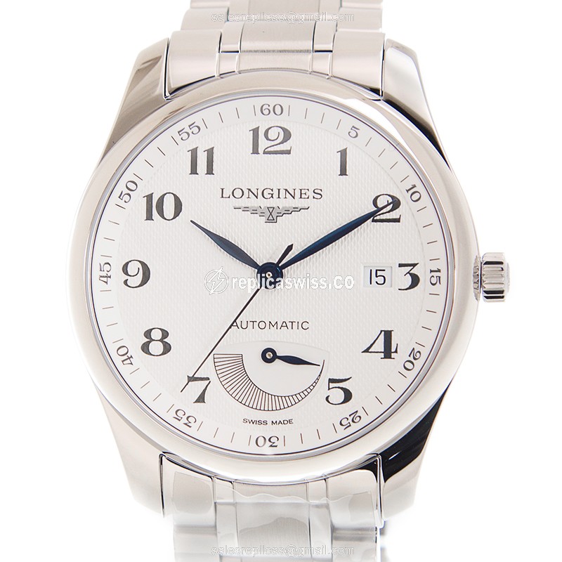 Luxurious Longines L2.908.4.78.6 Replica Watch | Automatic Movement | Silver Dial & Steel Case
