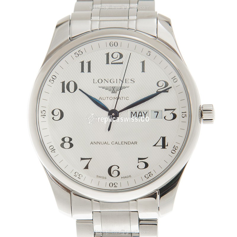 Luxurious Longines L2.920.4.78.6 Replica with Silver Dial Stainless Steel Case Watch