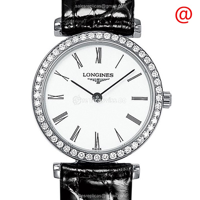Luxurious Longines L4.241.0.11.2 LA GRANDE Replica in White Dial & Stainless Steel Case Watch