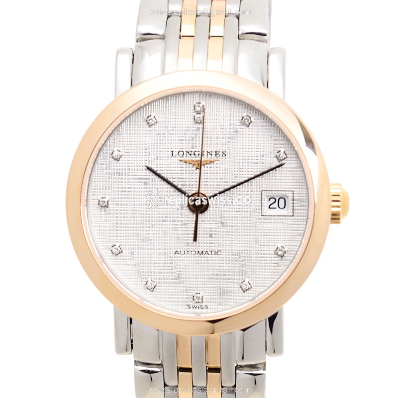 Luxurious Longines L4.309.5.77.7 Replica Watch: Automatic Movement, Silver Dial & Case
