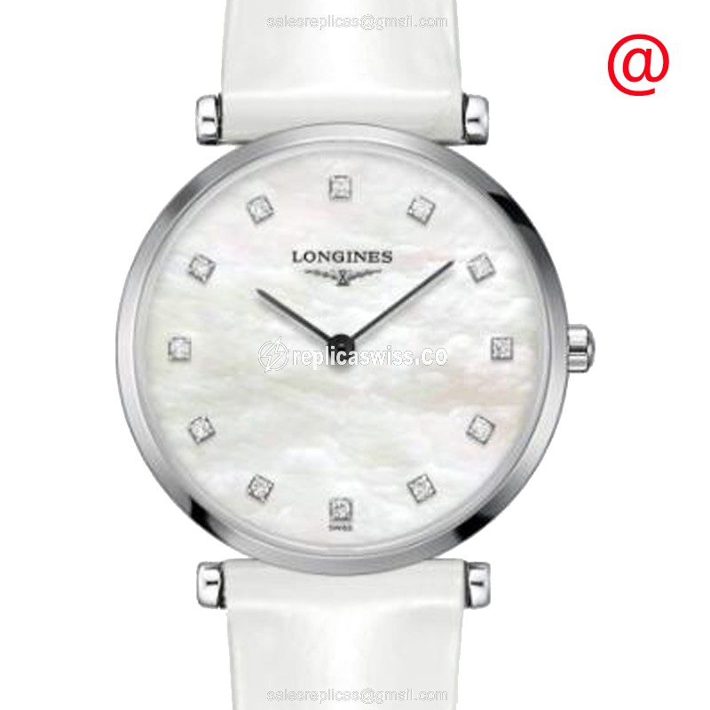 Luxurious Longines L4.512.4.87.0 Replica in Stainless Steel, White Dial, Automatic Movement Watch