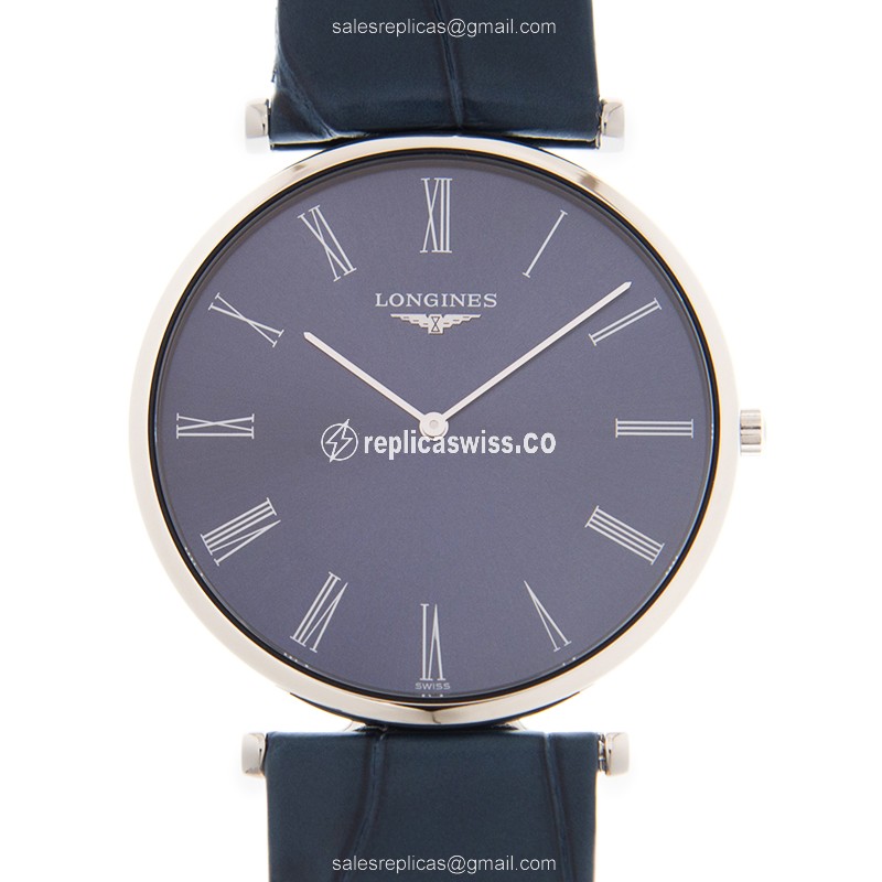 Luxurious Longines L4.766.4.94.2 Replica with Blue Dial Stainless Steel Case Watch
