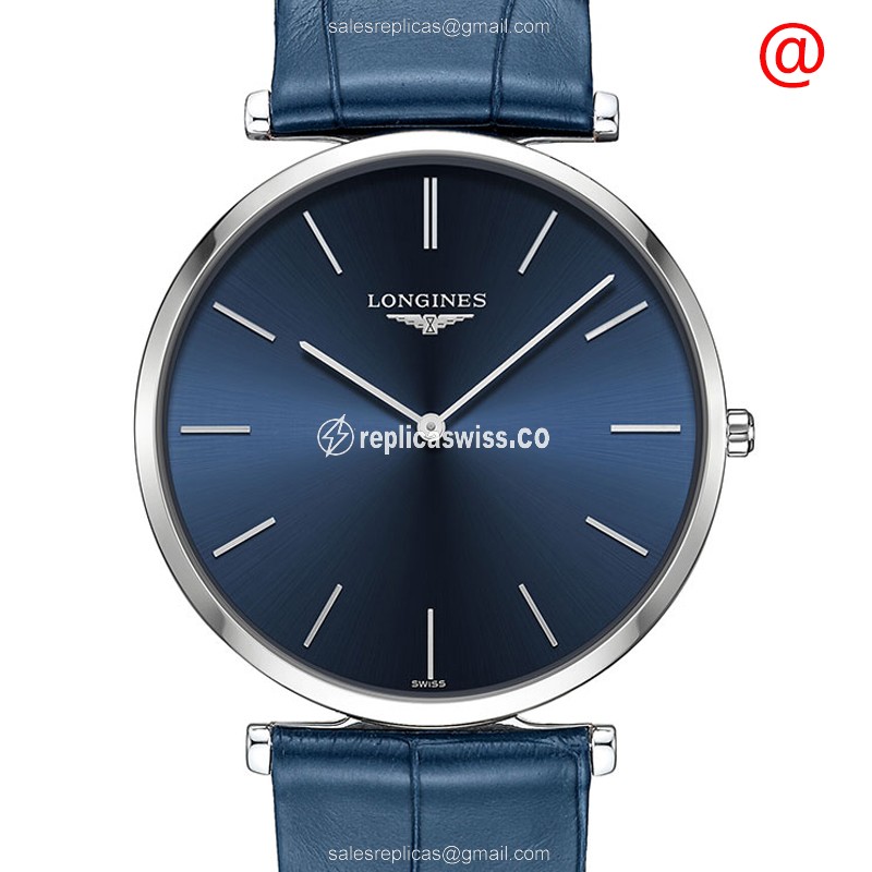 Luxurious Longines L4.766.4.95.2 Replica with Blue Quartz Movement Stainless Steel Case Watch