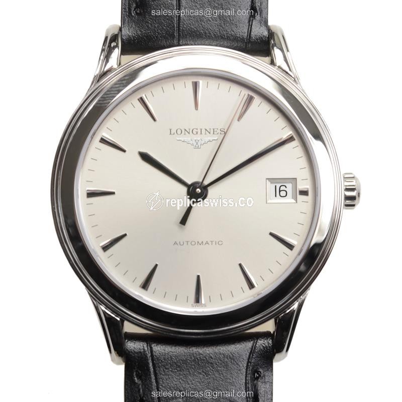 Luxurious Longines L4.774.4.72.2 Replica in Stainless Steel, Automatic Movement & Silver Dial Watch