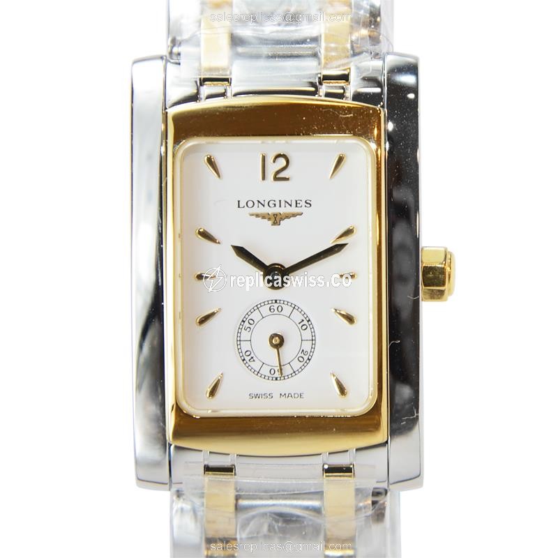 Luxurious Longines L5.155.5.28.7 Dolce Vita Replica, White Dial, Stainless Steel Case & Silver