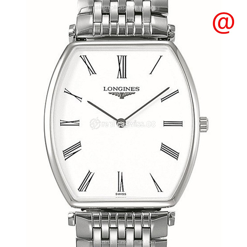 Luxurious Longines LA GRANDE Replica in Stainless Steel & White Dial, Precision Quartz Movement