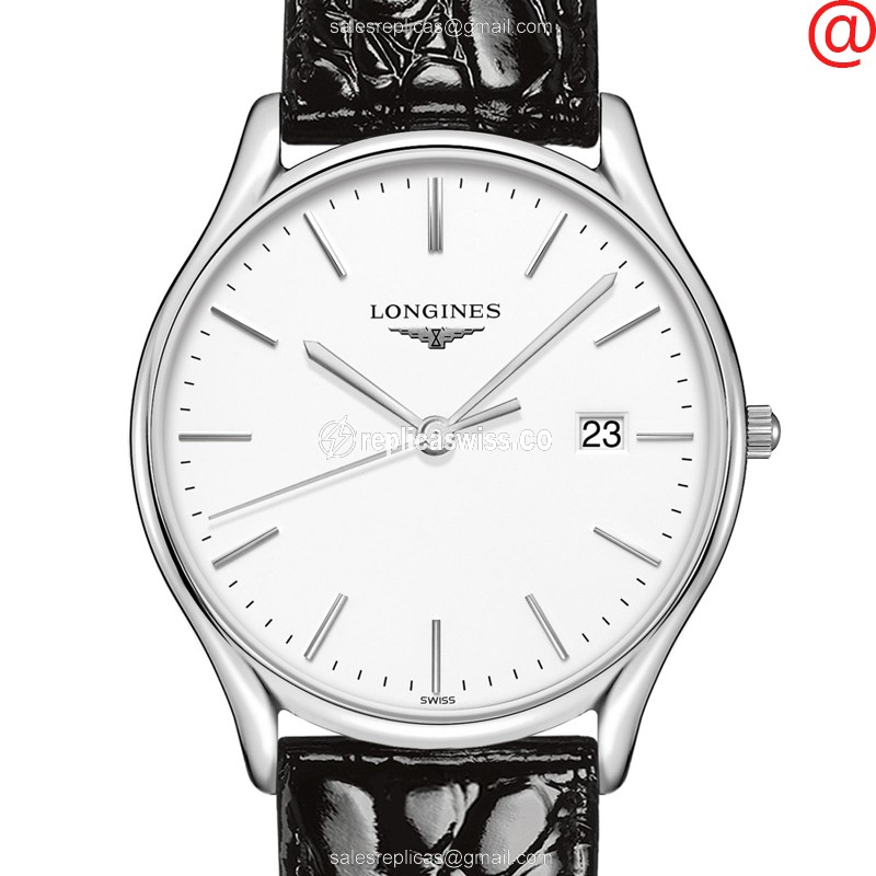 Luxurious Longines Lyre Replica in Stainless Steel, White Dial, Automatic Movement Watch