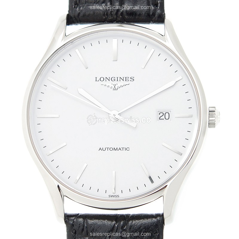 Luxurious Longines Lyre Replica in White Dial Stainless Steel Case Watch