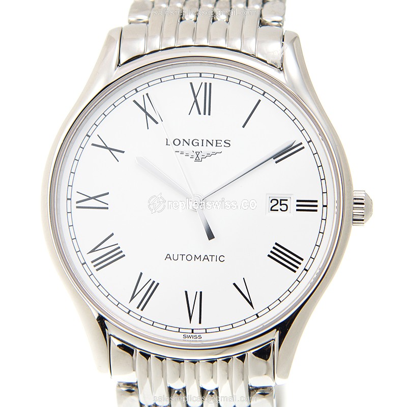 Luxurious Longines Lyre Replica Watch with White Dial & Automatic Movement
