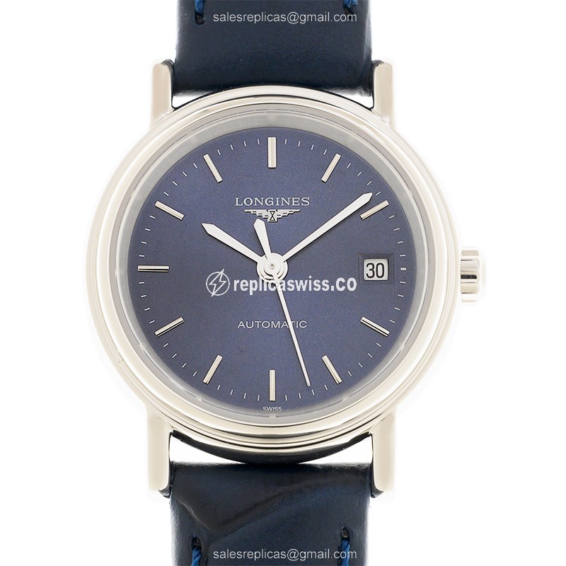 Luxurious Longines Presence Replica in Blue Steel Case & Automatic Movement Watch