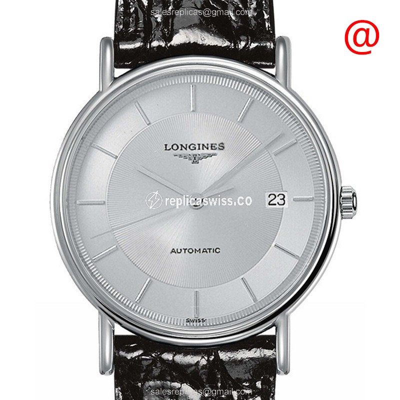 Luxurious Longines Presence Replica in Silver Dial Stainless Steel Case with Automatic Movement