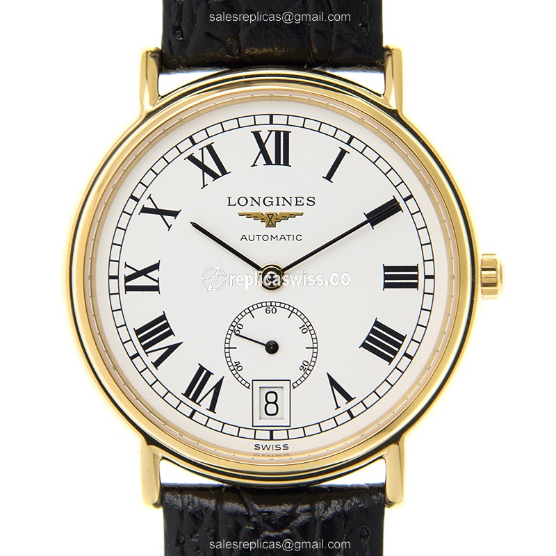 Luxurious Longines Presence Replica in White Dial Stainless Steel Case, Automatic Movement Watch