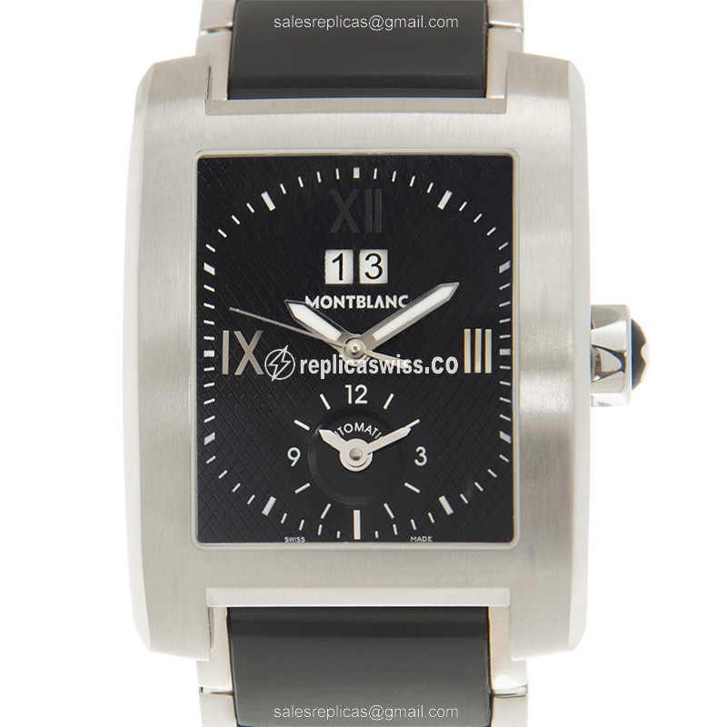 Luxurious Mont Blanc Profile 102372 Replica, Black Dial & Steel Case Automatic Movement Watch