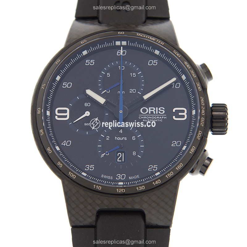 Luxurious Oris MOTOR SPORT Replica with Automatic Movement Sleek PVD Titanium Case Watch