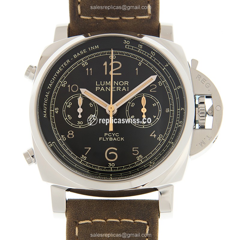 Luxurious Panerai LUMINOR Replica in Stainless Steel Case, Automatic Movement, Black Dial Watch