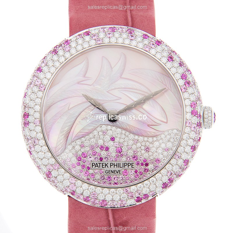 Luxurious Patek Philippe 4899/900G-001 Calatrava Replica in 18kt White Gold, Automatic Movement &
