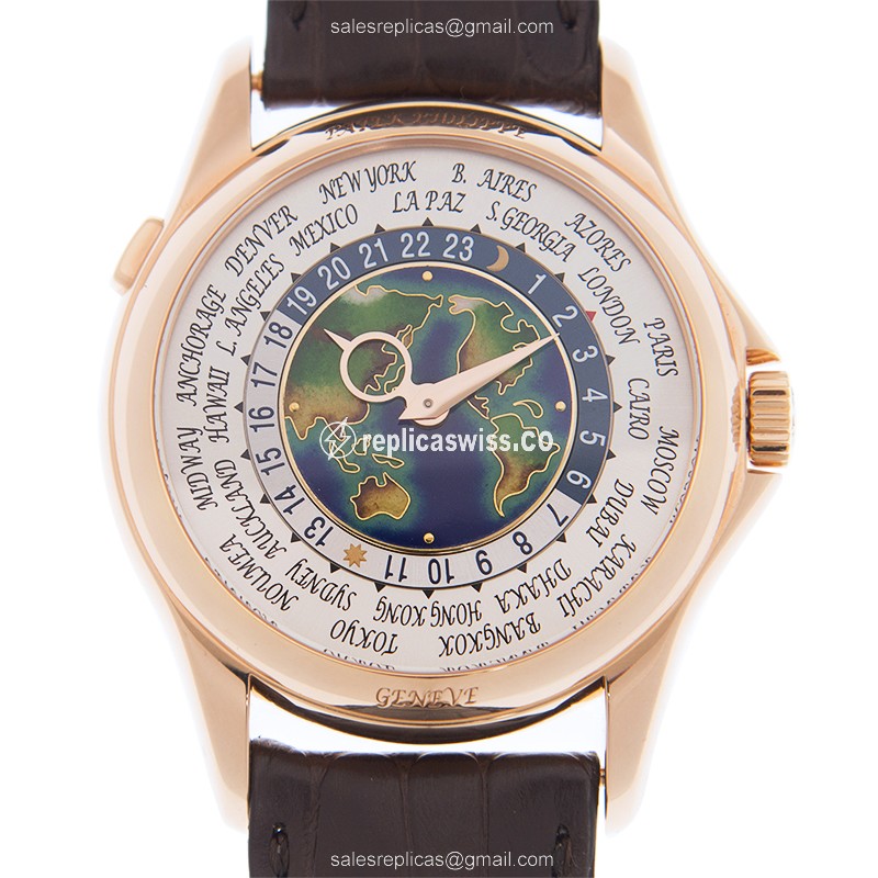 Luxurious Patek Philippe 5131R-011 Replica with Blue Dial 18kt Gold Case Watch