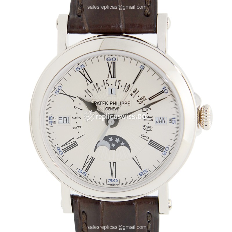 Luxurious Patek Philippe 5159G-001 Replica with White Gold Case & Automatic Movement Watch