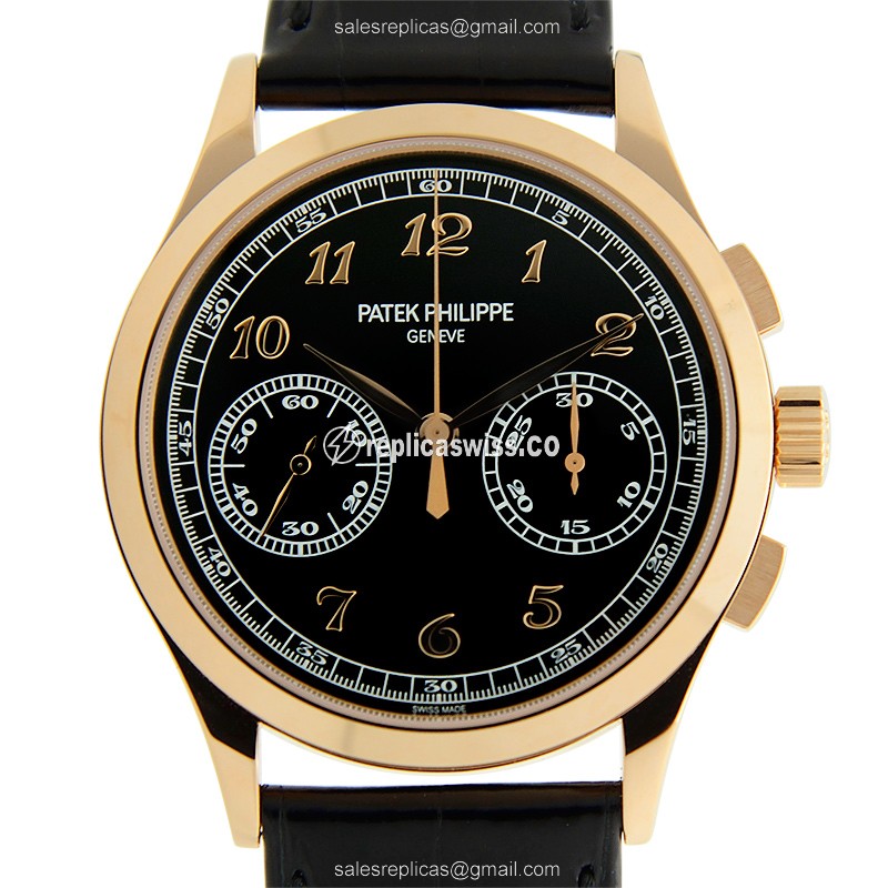 Luxurious Patek Philippe 5170R-010 Replica with Black Dial & 18kt Gold Case, Automatic Movement