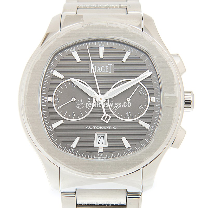Luxurious Piaget POLO Replica with Dark Grey Dial & Stainless Steel Case & Automatic Movement Watch