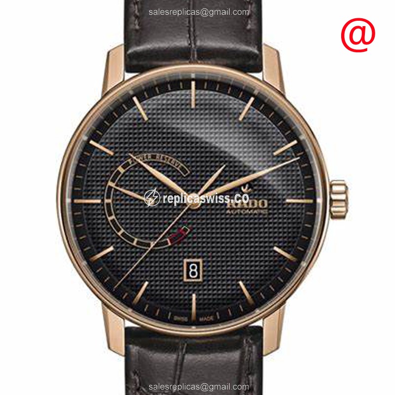 Luxurious Rado R22879165 Coupole Classic | Black Dial, Alligator Strap, Sapphire Crystal Watch