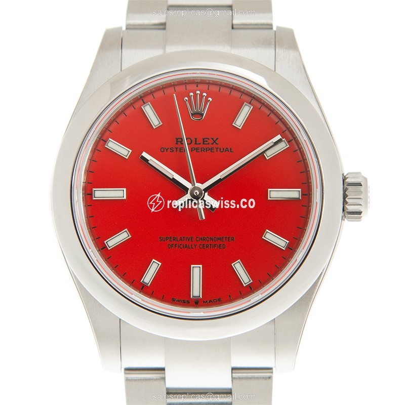 Luxurious Rolex 277200-0008 OYSTER PERPETUAL Replica in Stainless Steel with Automatic Movement and