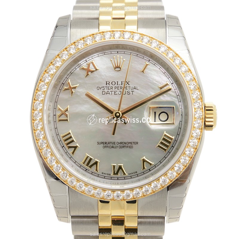 Luxurious Rolex DATEJUST 116243NR Replica in 18kt Steel & Silver Dial, Automatic Movement Watch