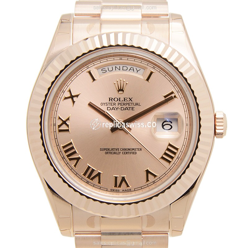 Luxurious Rolex Day-Date Replica in 18kt Gold Case & Automatic Movement Watch