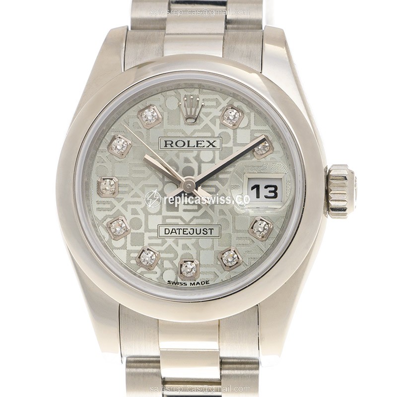 Luxurious Rolex Day-Date Replica in Blue Dial Platinum Case, Automatic Movement Watch