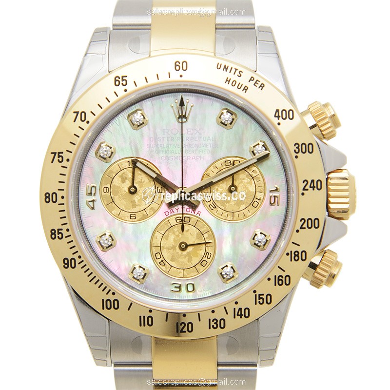 Luxurious Rolex Daytona 116523NG Replica in 18kt Steel & Silver Dial, Automatic Movement Watch