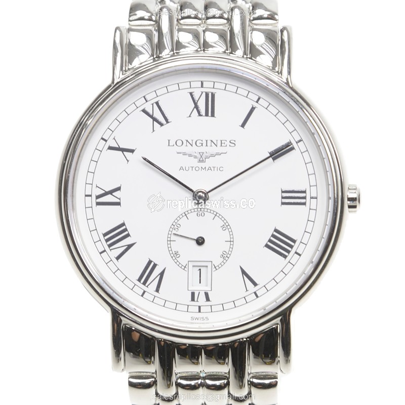Luxurious Silver Dial Longines L4.805.4.11.6 Replica, Automatic Movement & Stainless Steel Case