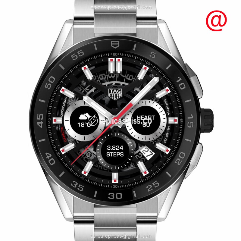 Luxurious Tag Heuer SBG8A10.BA0646 Replica with Intelligent Movement & Black Dial, Crafted in Steel