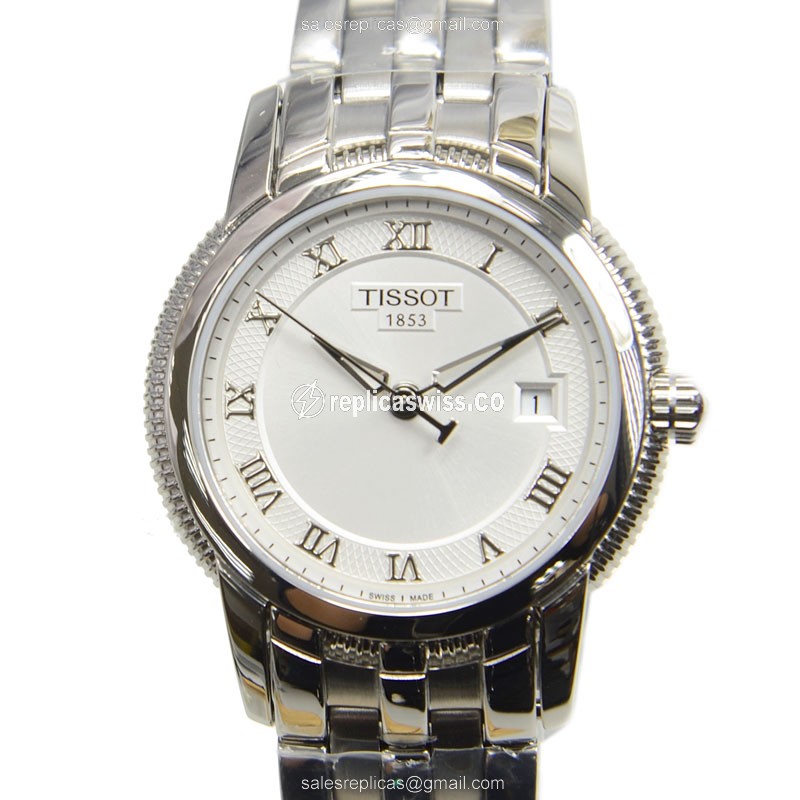 Luxurious Tissot T-Classic Quartz Watch with Stainless Steel Case & Silver Strap