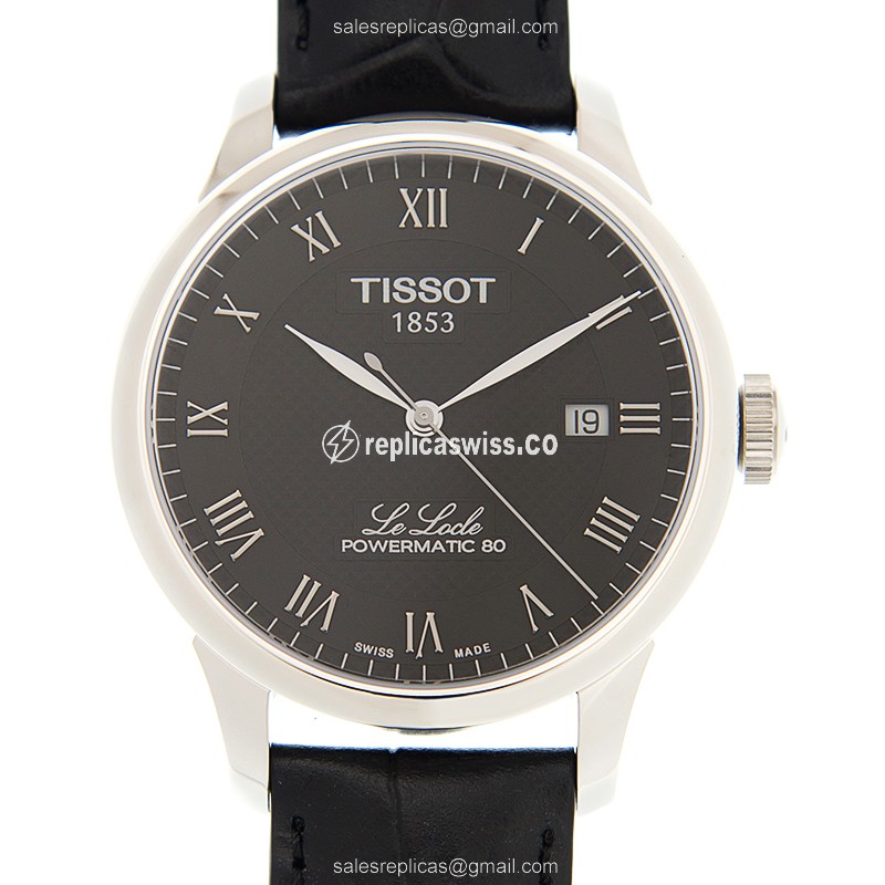 Luxurious Tissot T-Classic Replica, Automatic Movement, Black Dial & Steel Case Watch
