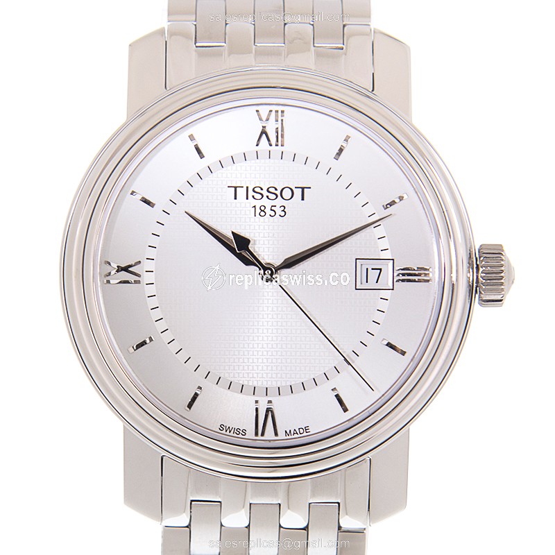 Luxurious Tissot T-Classic Replica in Silver Dial & Stainless Steel Case, Precision Quartz Movement
