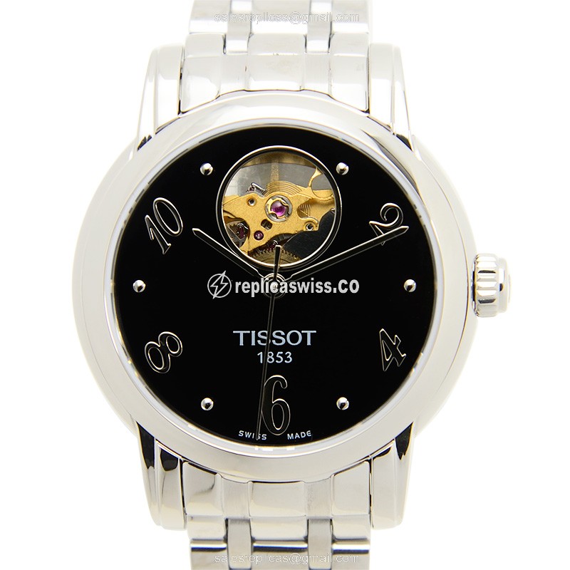 Luxurious Tissot T-Classic Replica Watch | Automatic Movement | Black Dial & Stainless Steel Case
