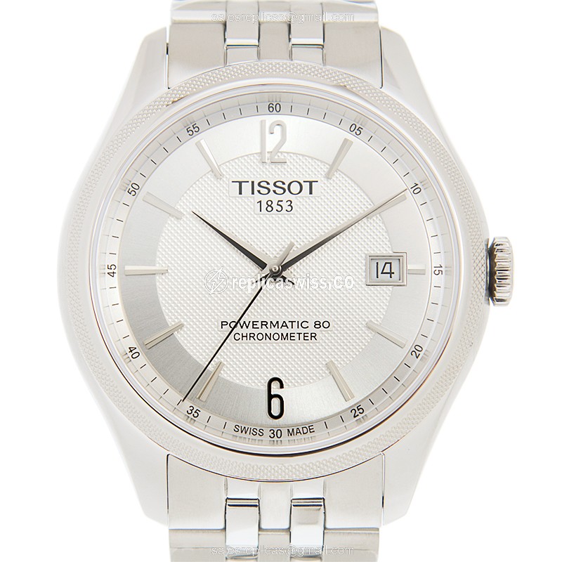 Luxurious Tissot T-CLASSIC Replica with Silver Dial & Automatic Movement, Steel Case & Clasp Watch