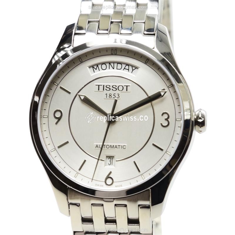 Luxurious Tissot T-Classic Replica with Silver Dial Stainless Steel Case Watch